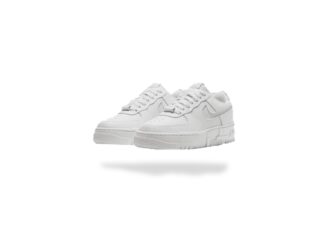 WMNS NIKE AIR FORCE 1 PIXEL TRIPLE WHITE