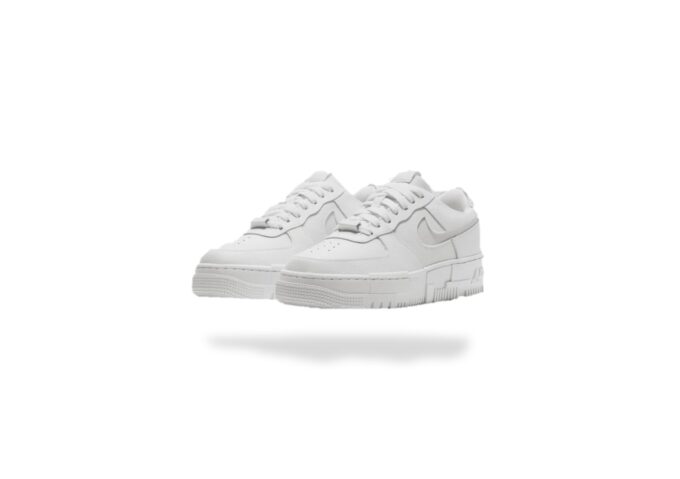 WMNS NIKE AIR FORCE 1 PIXEL TRIPLE WHITE