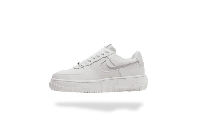 WMNS NIKE AIR FORCE 1 PIXEL TRIPLE WHITE