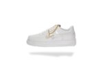 WMNS NIKE AIR FORCE 1 PIXEL WHITE GOLD CHAIN