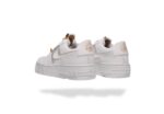 WMNS NIKE AIR FORCE 1 PIXEL WHITE GOLD CHAIN