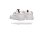 WMNS NIKE AIR FORCE 1 PIXEL WHITE GOLD CHAIN