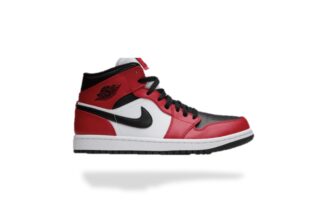 AIR JORDAN RETRO 1 MID CHICAGO BLACK TOE