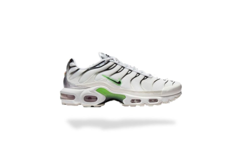 NIKE AIR MAX PLUS TN JUST DO IT BLACK VOLT - SNEAK - BLANC, NOIR, VERT