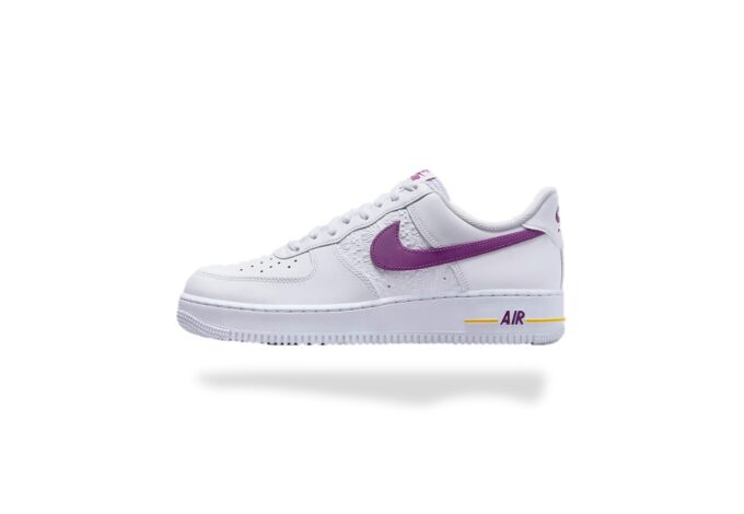 NIKE AIR FORCE 1 LOW WHITE EMB LAKERS