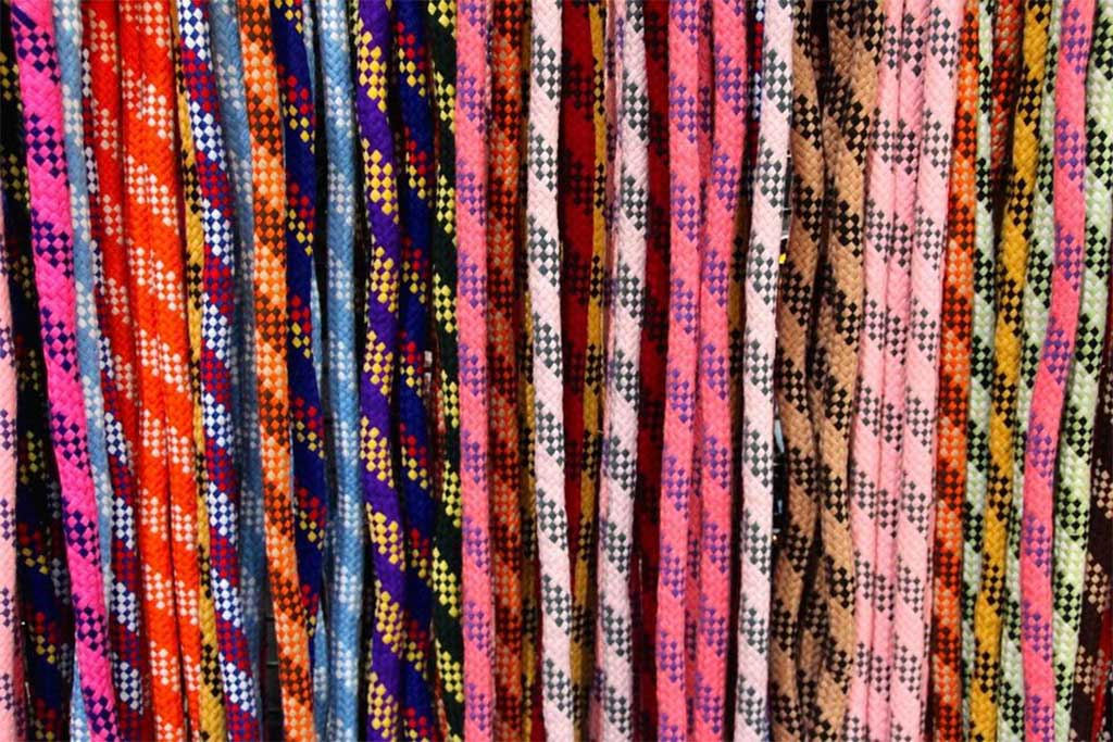 lacets types et couleurs