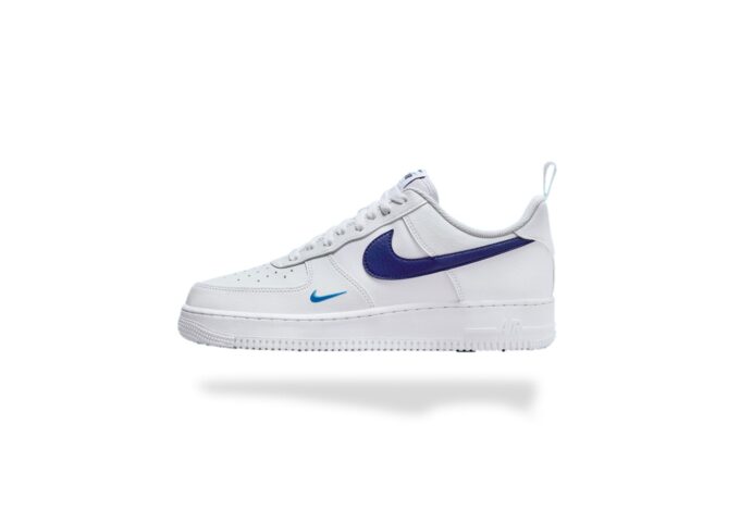 NIKE AIR FORCE 1 LOW WHITE DEEP ROYAL BLUE