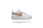 NIKE AIR FORCE 1 SHADOW WHITE METALLIC GOLD