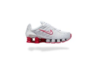 NIKE SHOX TL PLATINUM TINT GYM RED