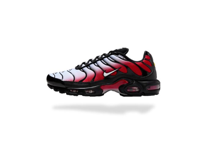 NIKE AIR MAX PLUS TN BLACK RED PURE PLATINUM