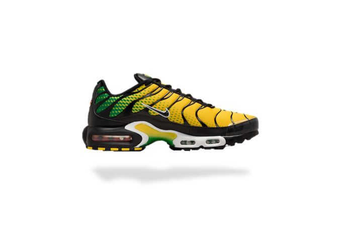 NIKE AIR MAX PLUS TN FOOTBALL VARSITY MAIZE PINE GREEN