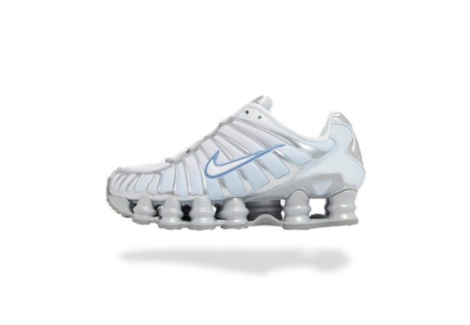 NIKE SHOX TL GREY LIGHT BLUE