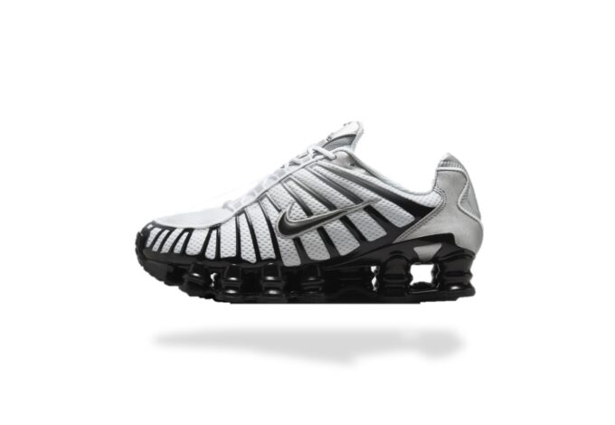 NIKE SHOX TL OFF NOIR METALLIC SILVER