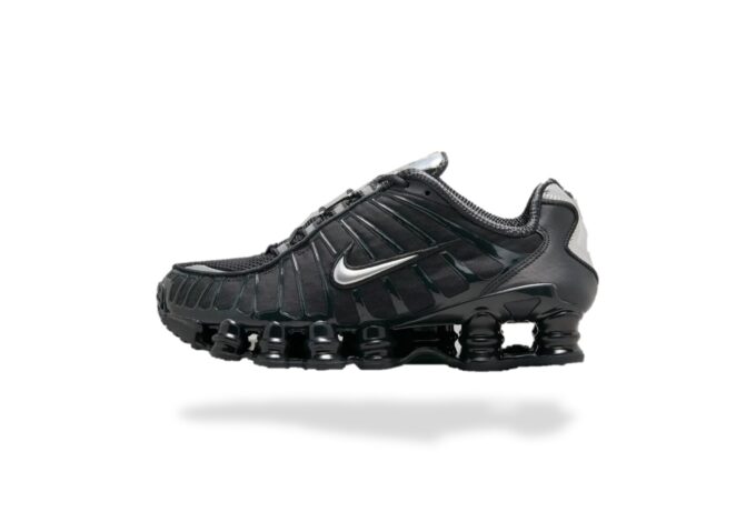 NIKE SHOX TL METALLIC SILVER BLACK