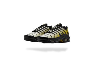 NIKE AIR MAX PLUS TN YELLOW BLACK WHITE