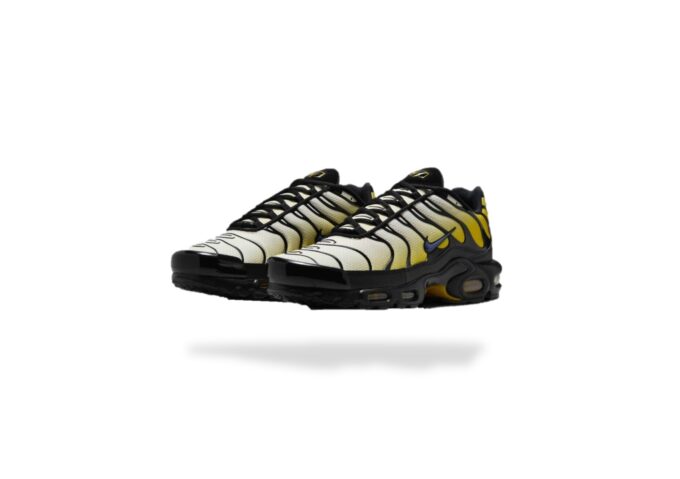 NIKE AIR MAX PLUS TN YELLOW BLACK WHITE