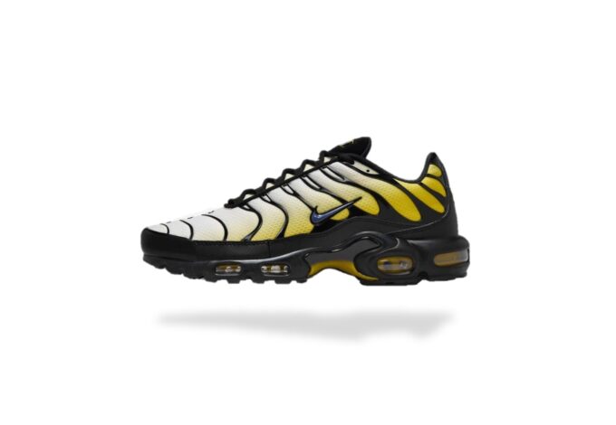 NIKE AIR MAX PLUS TN YELLOW BLACK WHITE
