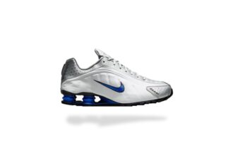 NIKE SHOX R4 ORLANDO SILVER ROYAL BLACK