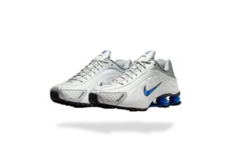 NIKE SHOX R4 ORLANDO SILVER ROYAL BLACK