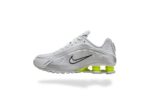 NIKE SHOX R4 WHITE SILVER VOLT
