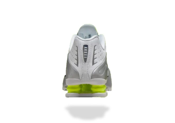NIKE SHOX R4 WHITE SILVER VOLT