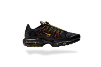 NIKE AIR MAX PLUS TN SUNRISE BLACK SAFETY ORANGE