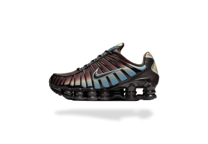 NIKE SHOX TL BROWN BLUE