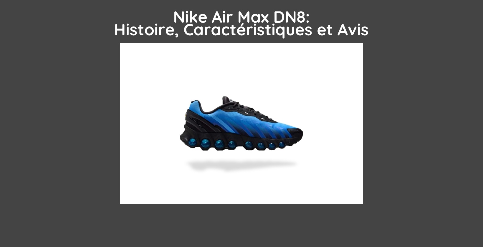 Nike Air Max DN8: Histoire, Caractéristiques et Avis