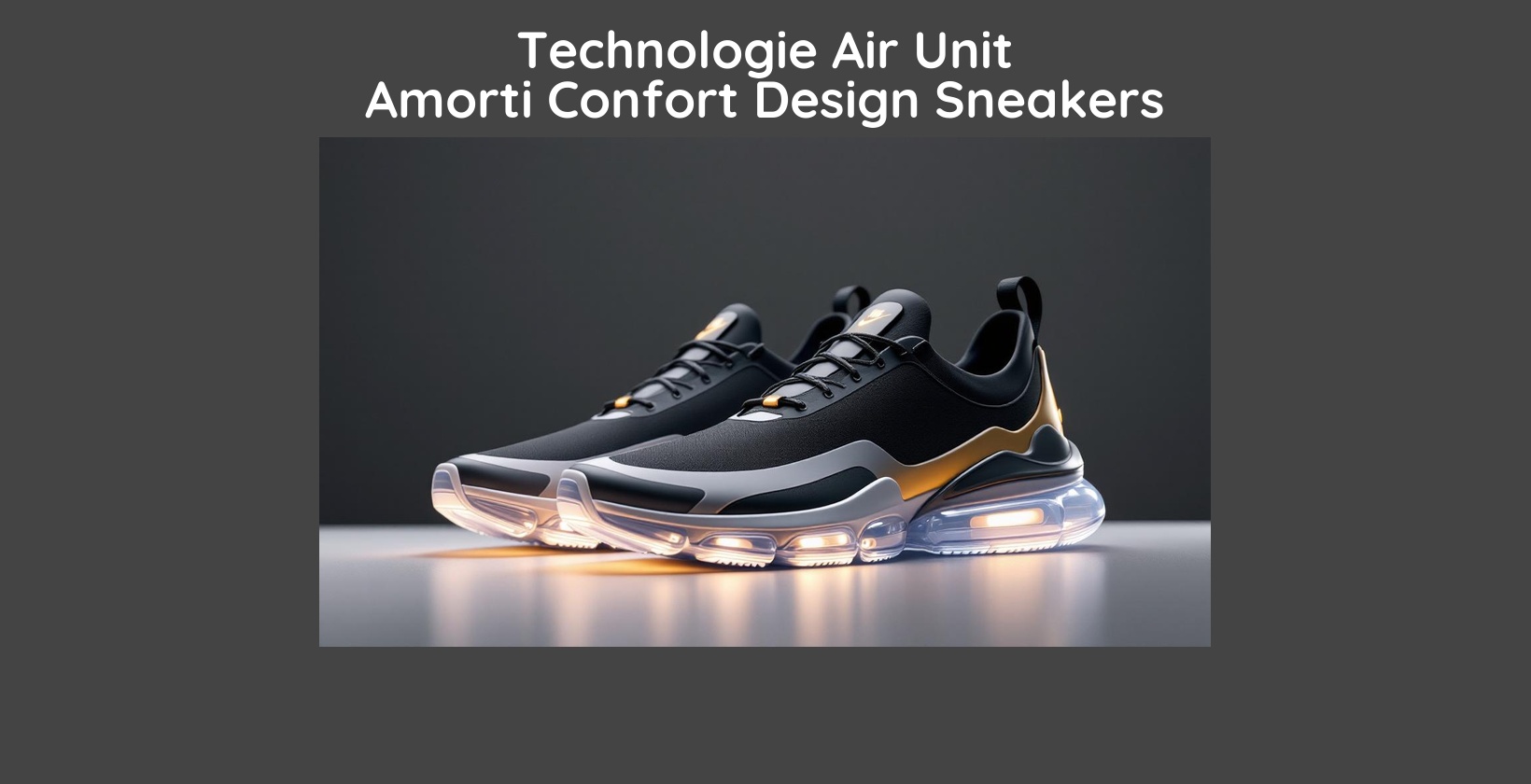 Technologie Air Unit Amorti Confort Design Sneakers