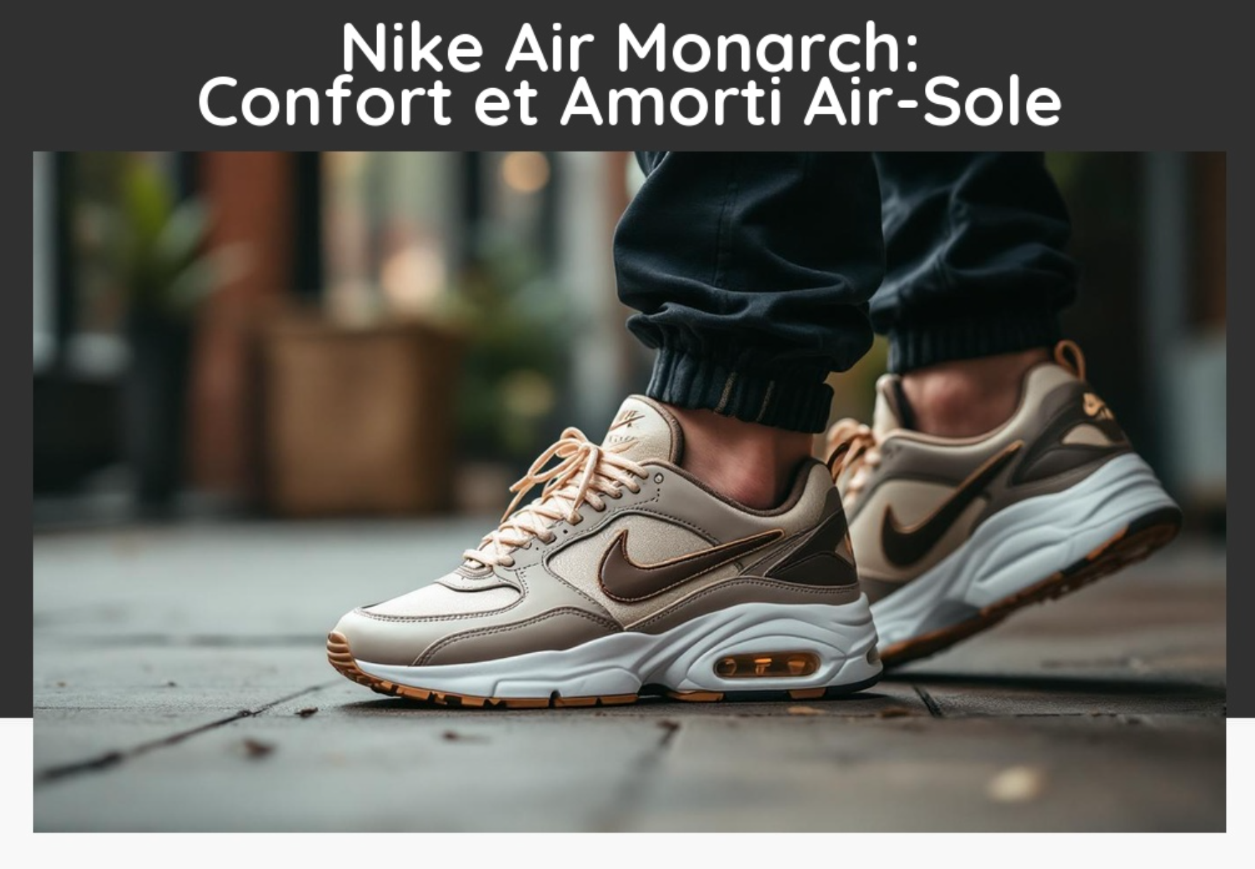 Nike Air Monarch: Confort et Amorti Air-Sole