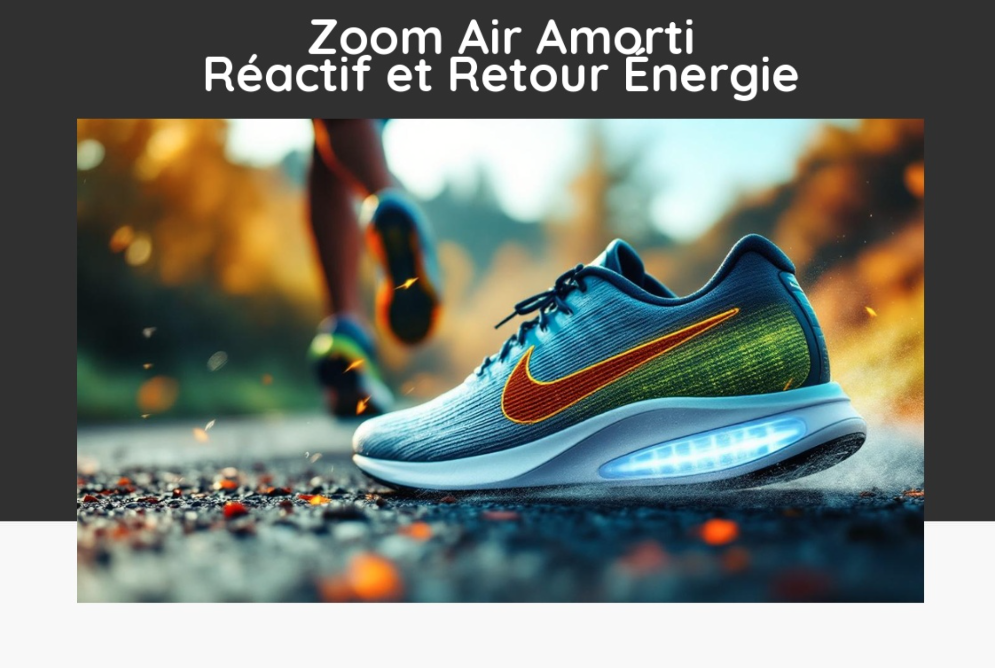 Zoom Air Amorti Réactif et Retour d'Énergie
