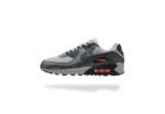 NIKE AIR MAX 90 SMOKE GREY HYPER CRIMSON
